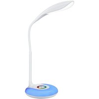 LED-Tischleuchte KRAIT 3 5W von REALITY Leuchten R52781201 Weiß / Blau