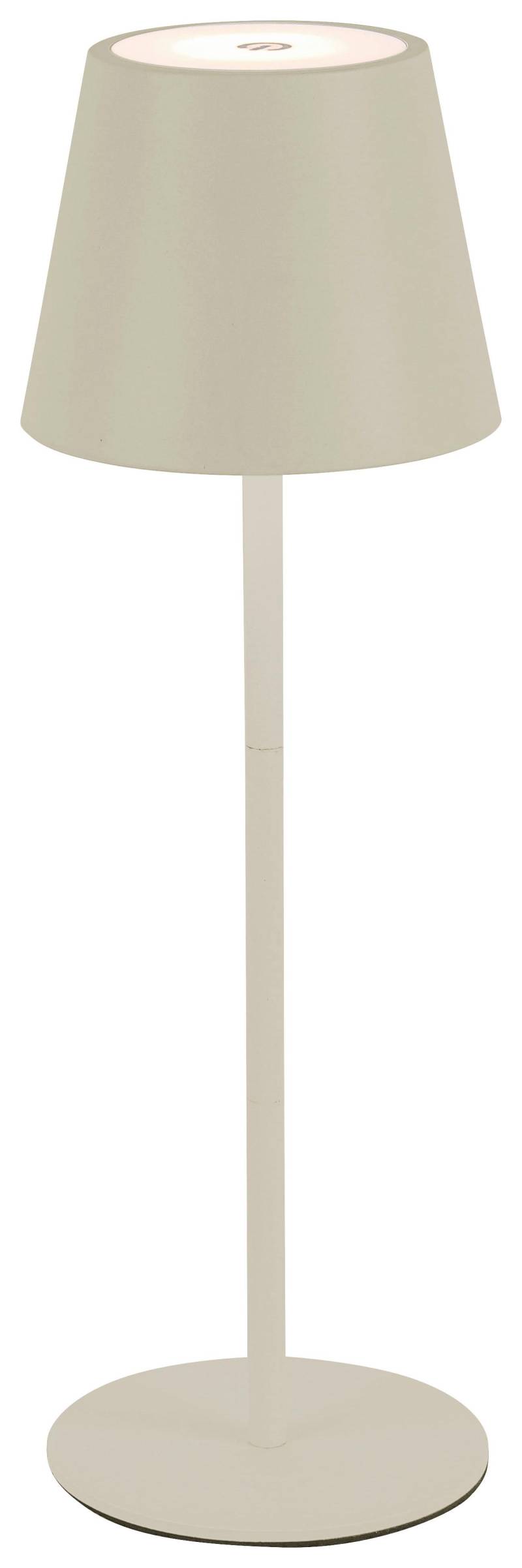 LED-Tischleuchte Noemi Sandfarben max. 3 Watt