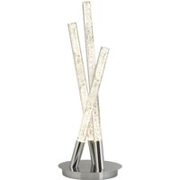 LED Tischleuchte in Chrom 43 cm 192 lm 3000 K warmweiß von 121004