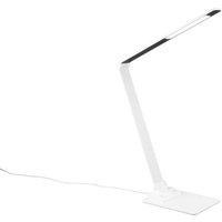 LED-Tischleuchte inkl. USB Ladefunktion  Matt 1 Stück Metall Weiß