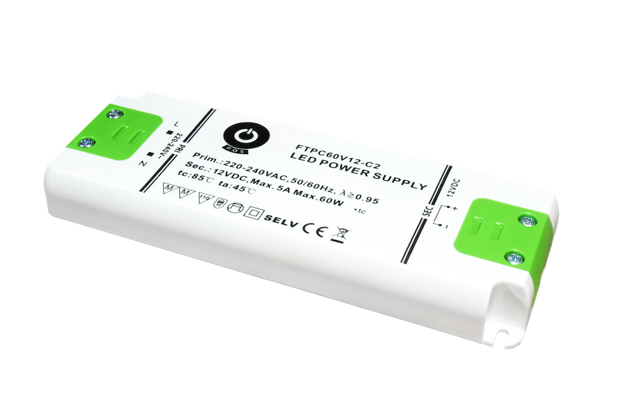 LED Trafo, LED Transformator 12V DC Gleichspannung 60 Watt für Möbeleinbau zugelassen mit Überhitzungsschutz, Kurzschlussschutz und Überlastungsschutz LxBxH 160 x 58 x 18 mm LED Trafo, LED Transformator 12V DC Gleichspannung 60 Watt für Möbeleinbau zugelassen mit Überhitzungsschutz, Kurzschlussschutz und Überlastungsschutz LxBxH 160 x 58 x 18 mm