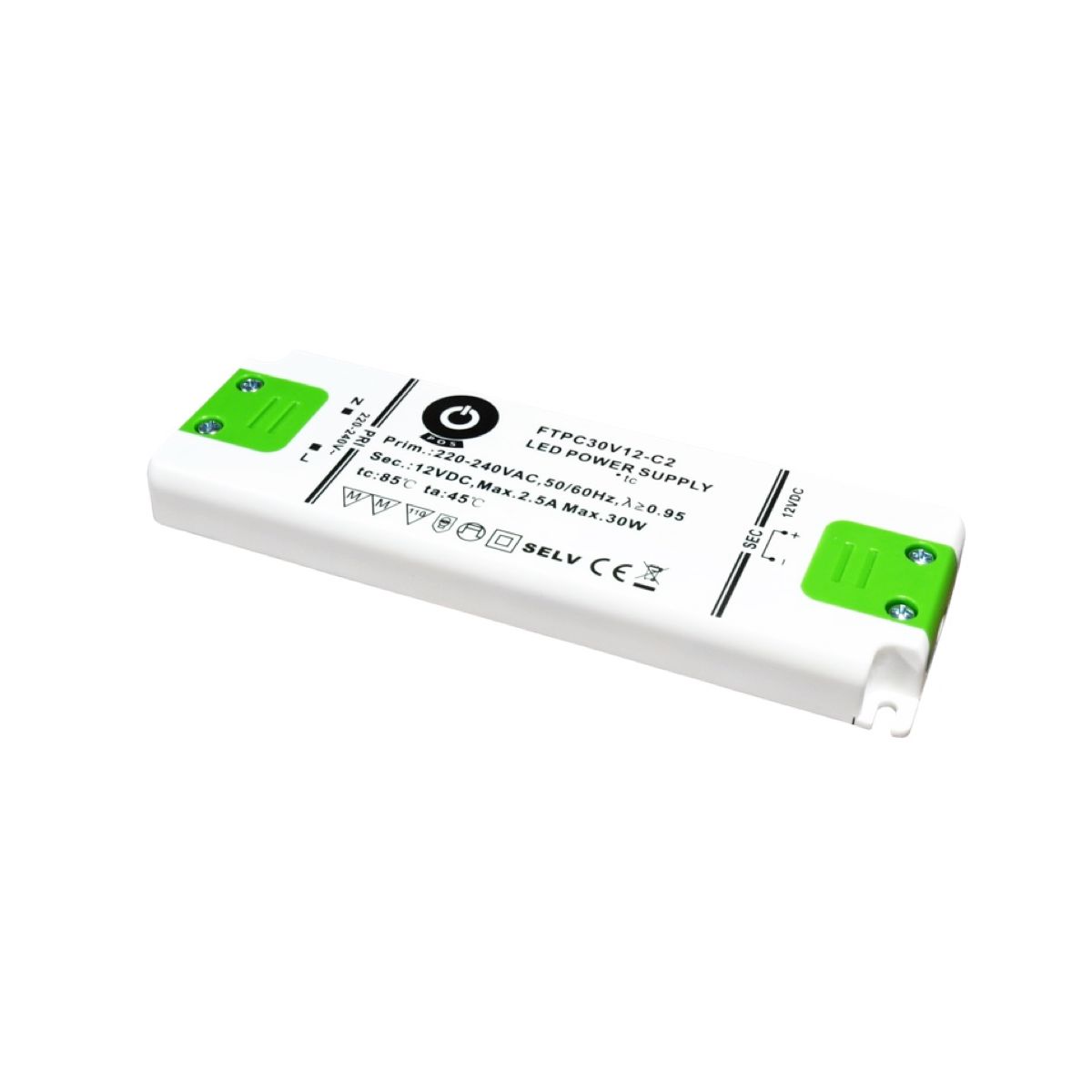 LED Trafo, LEDTransformator 12V DC Gleichspannung 30 Watt für Möbeleinbau zugelassen mit Überhitzungsschutz, Kurzschlussschutz und Überlastungsschutz LxBxH 154 x 50 x 14 mm LED Trafo, LEDTransformator 12V DC Gleichspannung 30 Watt für Möbeleinbau zugelassen mit Überhitzungsschutz, Kurzschlussschutz und Überlastungsschutz LxBxH 154 x 50 x 14 mm