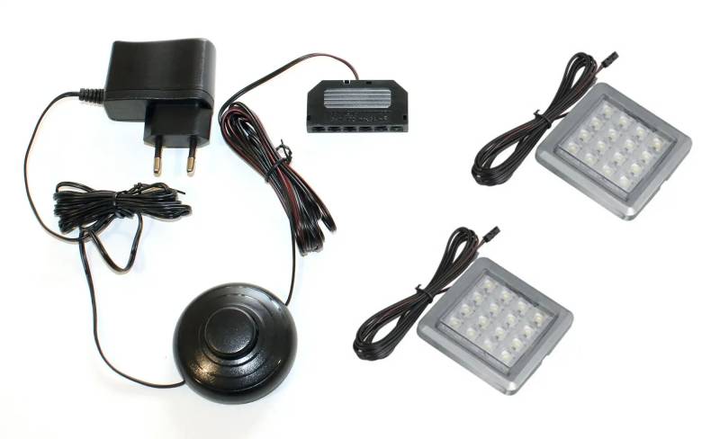 LED- Unterbauspot  2er Set   ¦ weiß ¦ Maße (cm): B: 6 H: 6 T: 1.0 Lampen & Leuchten > Möbelleuchten - Möbel Kraft