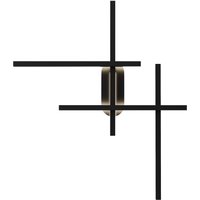 LED Wandlampe Aluminium 78 cm hoch Schwarz 750 lm LINA von Maytoni