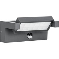 LED Wandlampe Außen mit Bewegungssensor Aluminium Glas LED Wandlampe Außen mit Bewegungssensor Aluminium Glas von SU-MA