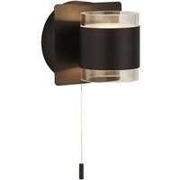 LED Wandlampe Bad Up Down Schalter IP44 Schwarz Klar 3000 K LED Wandlampe Bad Up Down Schalter IP44 Schwarz Klar 3000 K von Searchlight