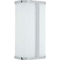 LED Wandlampe Metall Glas in Chrom IP44 H:30 cm 4000 K von Nowodvorski