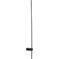 LED Wandlampe Schwarz H: 120 cm 3000 K 540 lm Aluminium flach von Nowodvorski