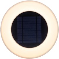 LED Wandlampe Solar Ø 39 cm rund IP65 3500 K Fernbedienung von Newgarden