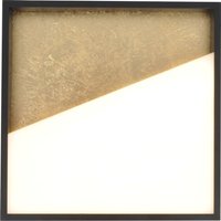 LED Wandlampe in Gold Schwarz B:40 cm warmweiß blendarm von Eco-Light