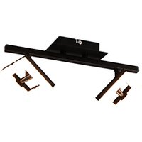 LED-Wandleuchte 2x4,5 Watt Metall Schwarz Matt
