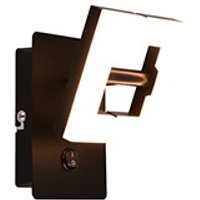 LED-Wandleuchte 4,5 Watt Metall Schwarz Matt