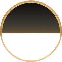 LED Wandleuchte Aluminium Schwarz Natur Ø30 cm blendarm LED Wandleuchte Aluminium Schwarz Natur Ø30 cm blendarm von Eco-Light