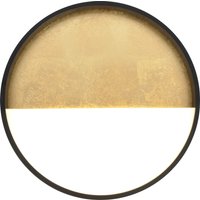 LED Wandleuchte Aluminium in Gold Ø30 cm 32 W blendarm von Eco-Light