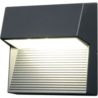 LED Wandleuchte Anthrazit quadratisch IP65 außen LED Wandleuchte Anthrazit quadratisch IP65 außen von ELSTEAD