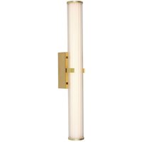LED Wandleuchte Bad 63 cm IP44 Glas Metall in Gold von Searchlight