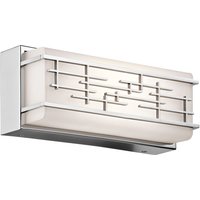 LED Wandleuchte Badezimmer blendarm IP44 Weiß Chrom LED Wandleuchte Badezimmer blendarm IP44 Weiß Chrom von ELSTEAD
