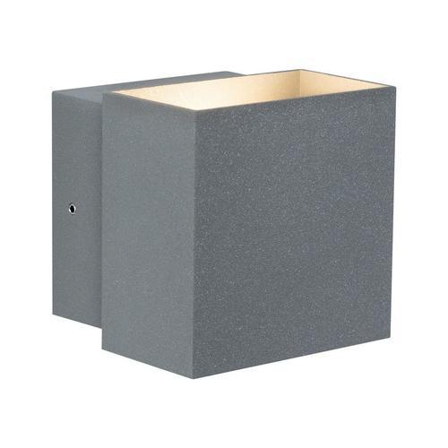 LED-Wandleuchte Cybo in Grau max. 3 Watt Wandlampe
