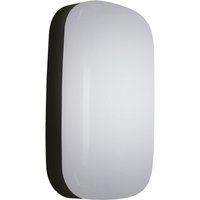 LED Wandleuchte Feuchtraum Outdoor IP65 H: 19,5 cm Schwarz Weiß von Strühm