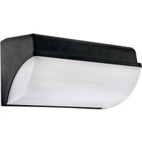 LED Wandleuchte Outdoor IP65 26 cm breit Schwarz Weiß von Strühm