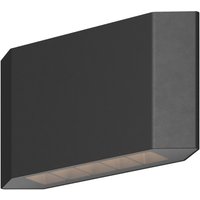 LED Wandleuchte außen Aluminium Up Down B: 20,5 cm IP54 von Maytoni
