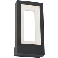 LED Wandleuchte außen IP44 Anthrazit Weiß Aluminium von Searchlight