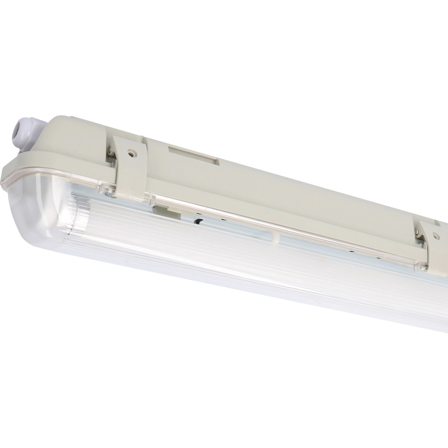 LED-Wannenleuchte 14 W 2100 lm 4000 K 120 cm Grau LED-Wannenleuchte 14 W 2100 lm 4000 K 120 cm Grau