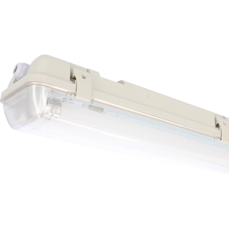 LED-Wannenleuchte 2 x 14 W 4200 lm 4000 K 120 cm Grau