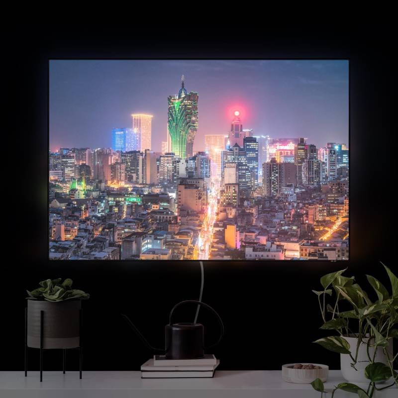 LED-Wechselbild Nachtlichter von Macau