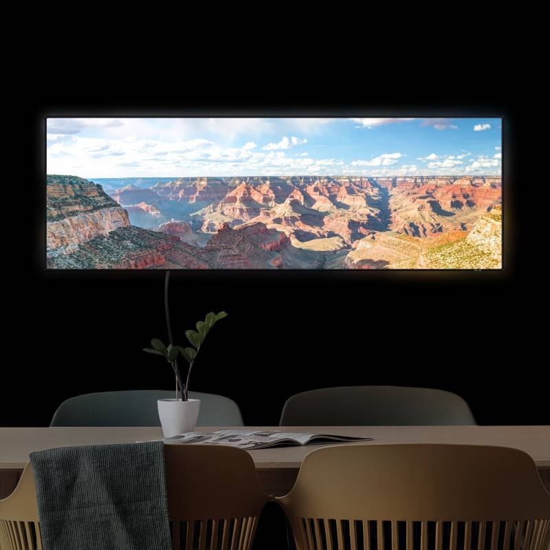 LED-Wechselbild Natur des Canyons