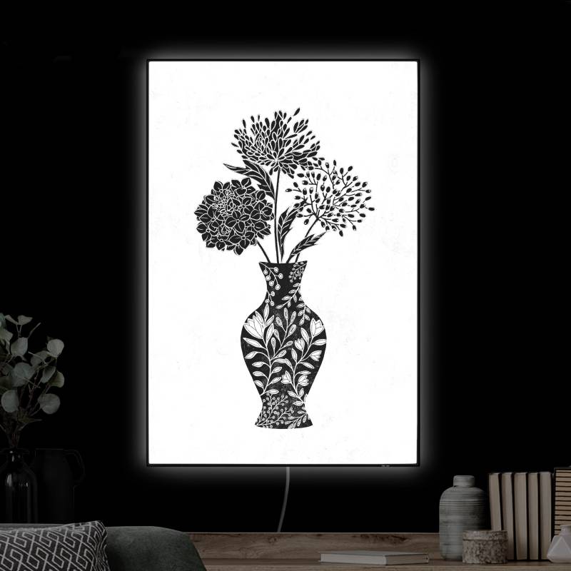 LED-Wechselbild Vase V