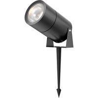 LED Wegeleuchte Aluminium Glas 22,2 cm mit Erdspieß von Maytoni