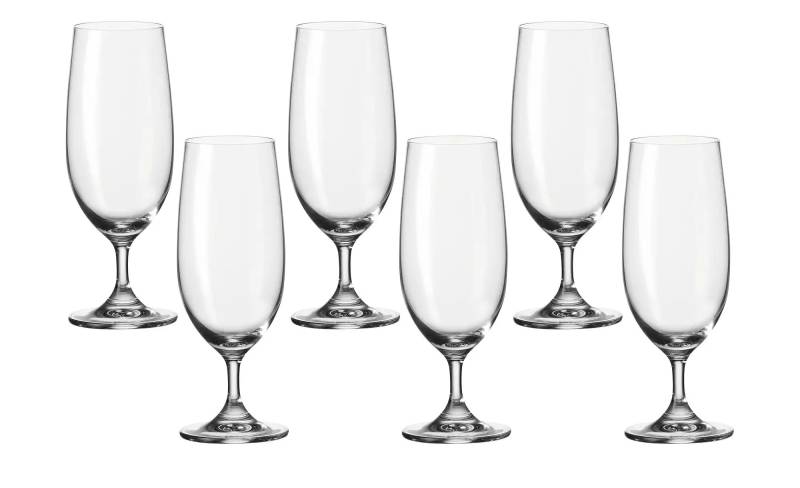 LEONARDO 6er-Gläserset  Daily ¦ transparent/klar ¦ Glas Gläser & Karaffen > Biergläser - Möbel Kraft