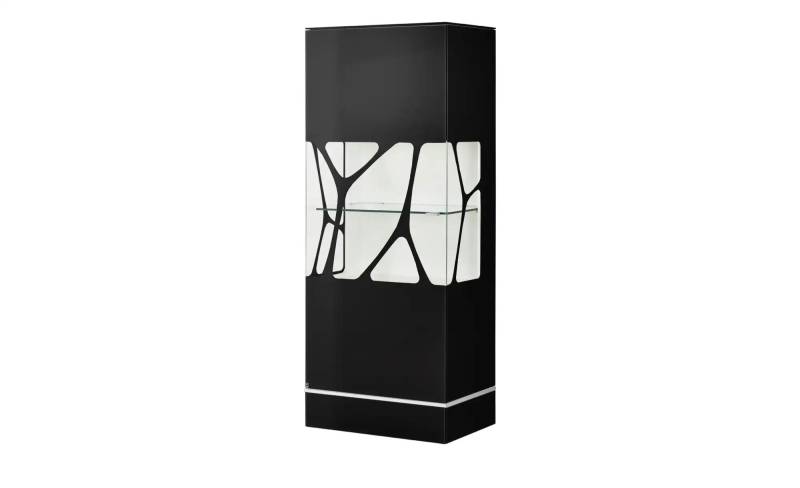 LEONARDO Highboard  Cube ¦ schwarz ¦ Maße (cm): B: 63 H: 158 T: 42.0 Kommoden & Sideboards > Highboards - Möbel Kraft