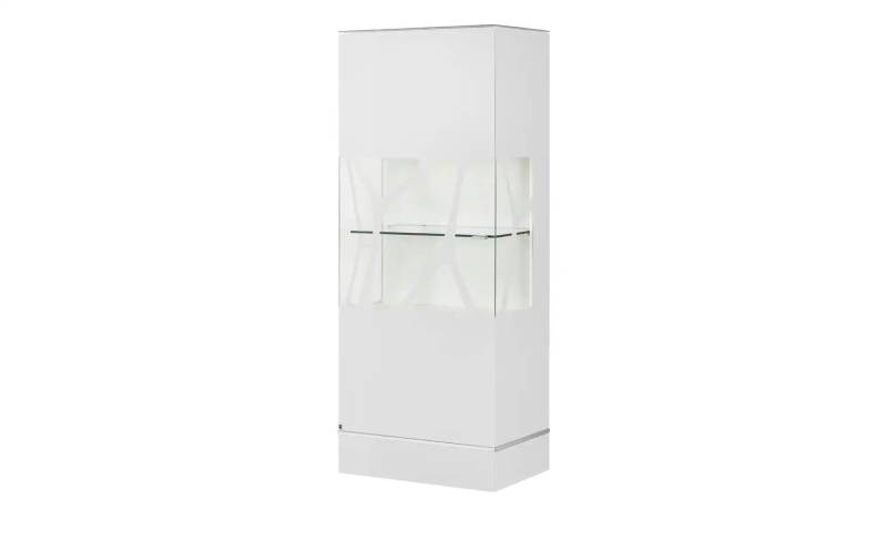 LEONARDO Highboard  Cube ¦ weiß ¦ Maße (cm): B: 63 H: 158 T: 42.0 Kommoden & Sideboards > Highboards - Höffner