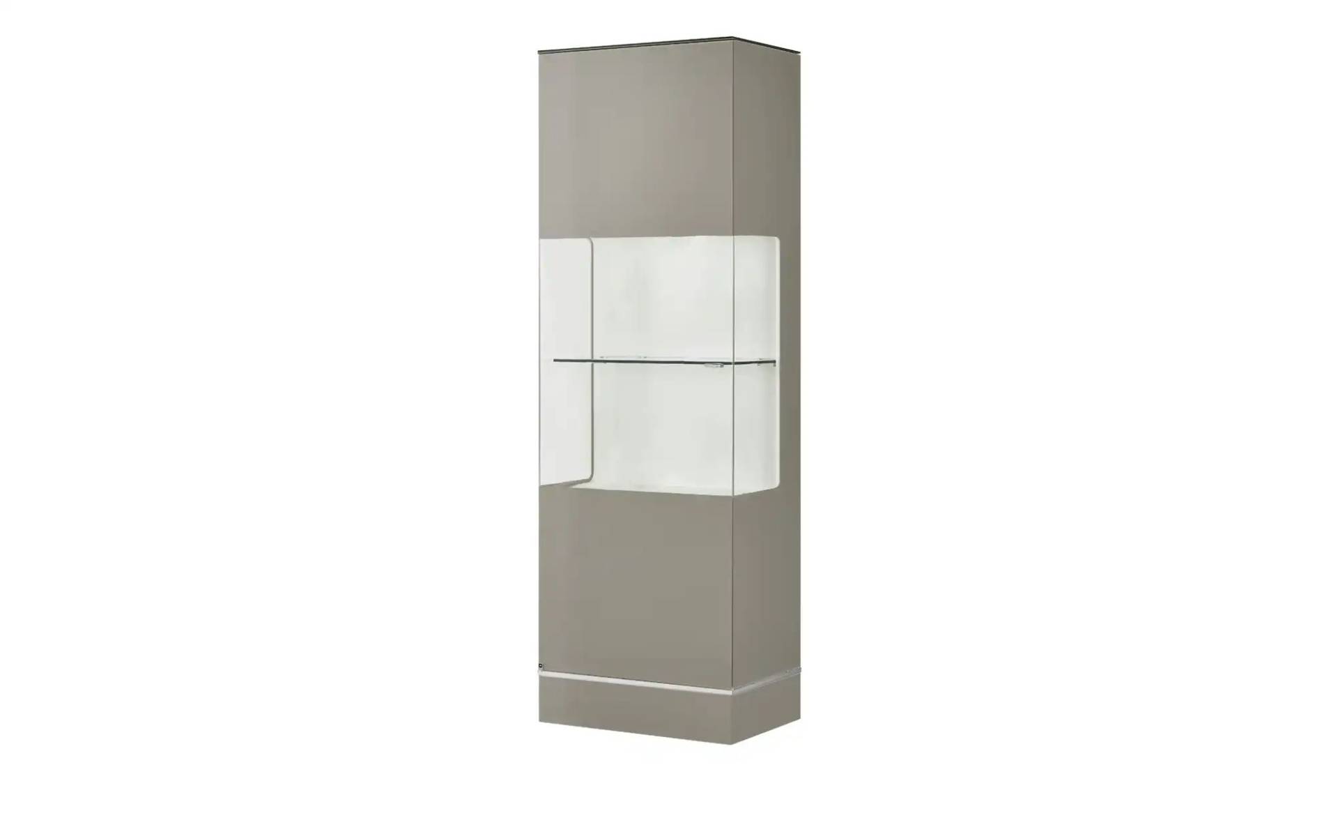 LEONARDO Vitrine  Cube ¦ braun ¦ Maße (cm): B: 63 H: 192 T: 42.0 Schränke > Vitrinen - Höffner