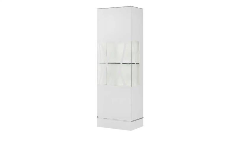 LEONARDO Vitrine  Cube ¦ weiß ¦ Maße (cm): B: 63 H: 192 T: 42.0 Schränke > Vitrinen - Höffner
