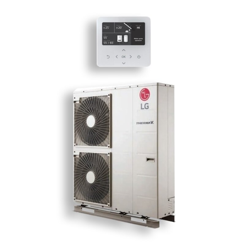 LG Luft-Wasser-Wärmepumpe THERMA V Monoblock 12 kW 1-phasig
