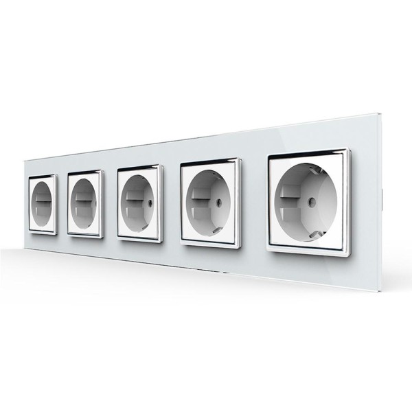 5-fache Steckdose VL-C7C5EU-11 Weiß LIVOLO