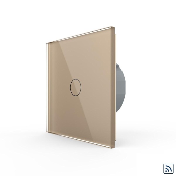 1-facher Lichtschalter VL-C701R-13 Gold LIVOLO Funk