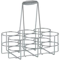 LOOP Flaschenträger ca. 31 x 21 x 31 cm Metall silber glänzend von Kela 49880