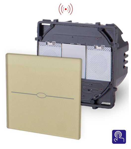 Funkschalter (Nebenstelle/Slave) Modul Gold LX-MT101-13 LUXUS-TIME