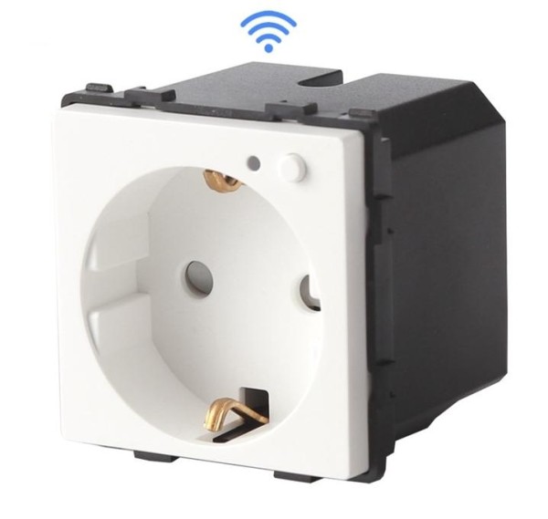 WLAN Steckdosen Modul PWMS-11 Weiß LUXUS-TIME