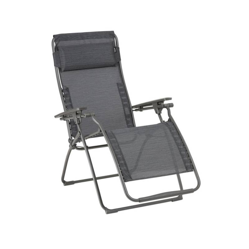 Lafuma Mobilier GARTEN-RELAXSESSEL Dunkelgrau, Titan