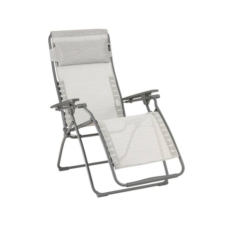 Lafuma Mobilier GARTEN-RELAXSESSEL Hellgrau, Titan