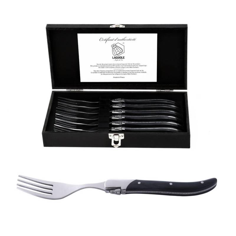 Laguiole Style de Vie GABEL-SET Braun