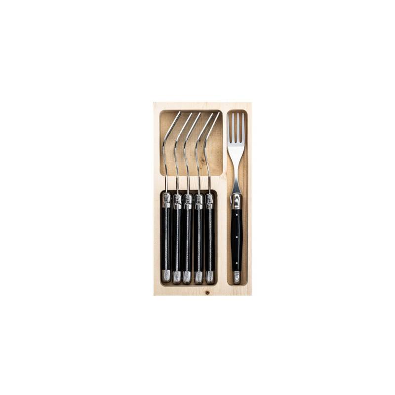 Laguiole Style de Vie GABEL-SET Schwarz