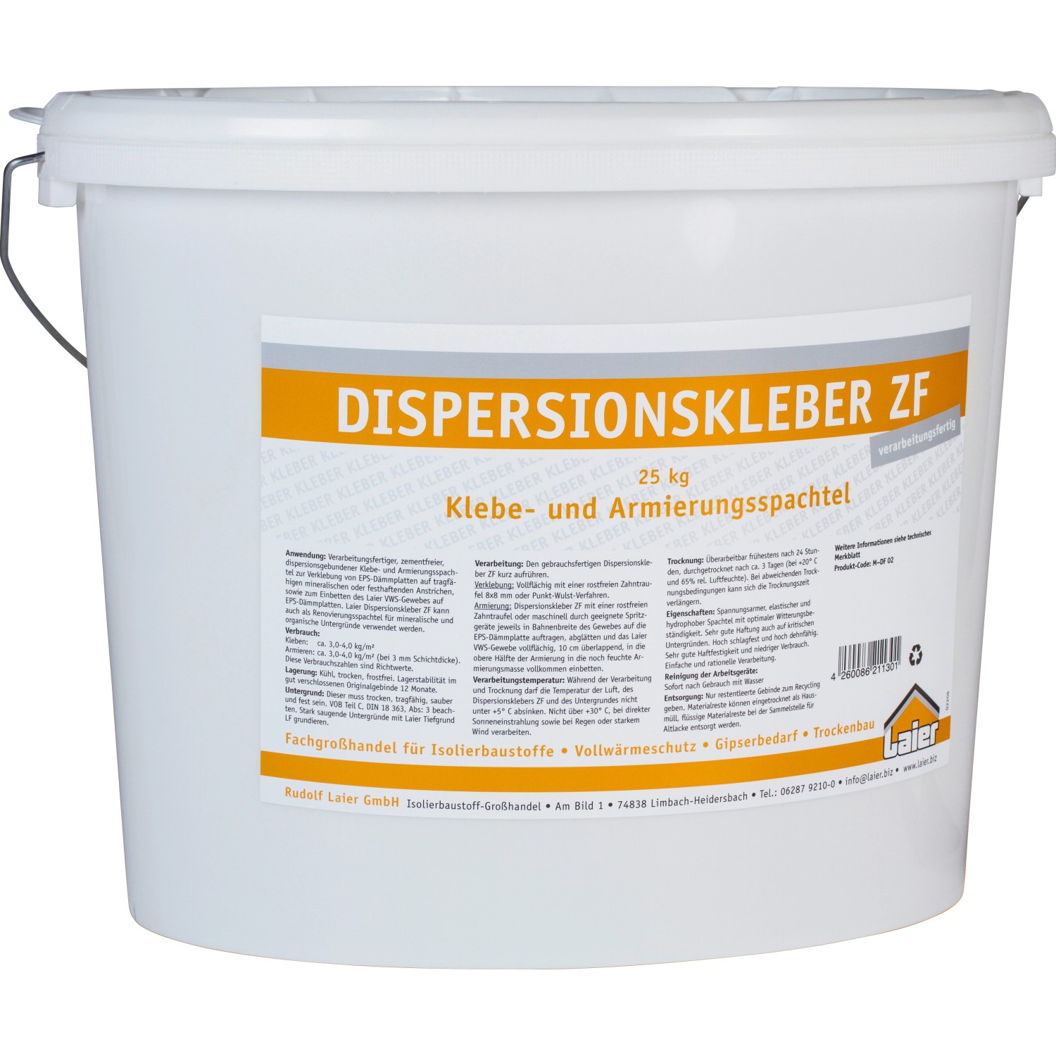 Laier Dispersionskleber ZF 25 kg von -