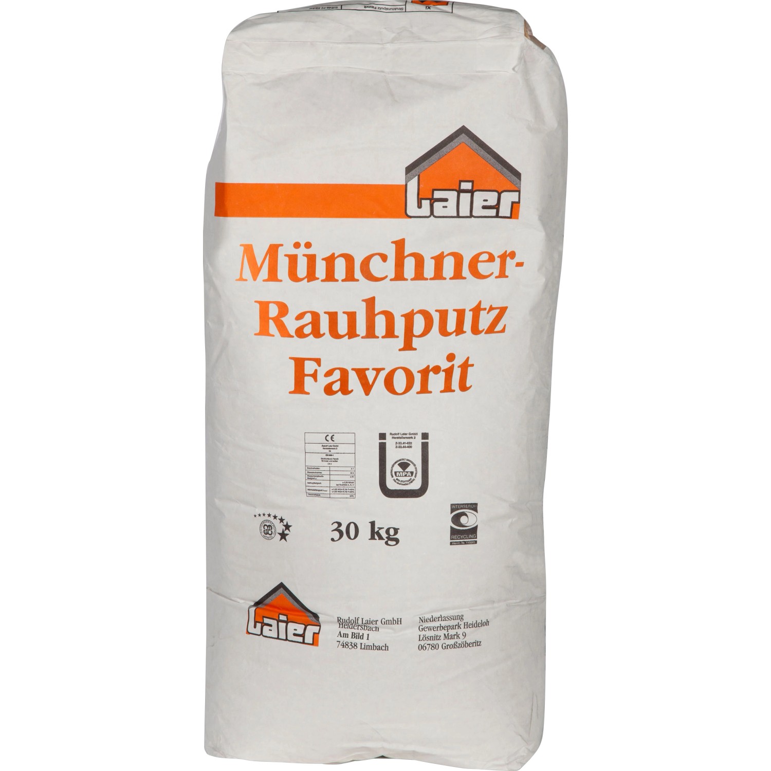 Laier Münchner Rauhputz Favorit Korn 3 mm 30 kg von -