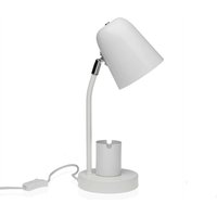 Lampe deTischleuchte versa weiß Metall 18 x 40 x 14 cm von VERSA